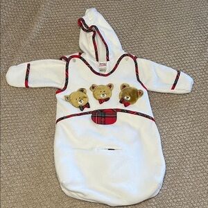 Vintage 2-piece Christmas Bear outfit